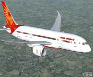 пазл Air India — основной авиакомпания Индии